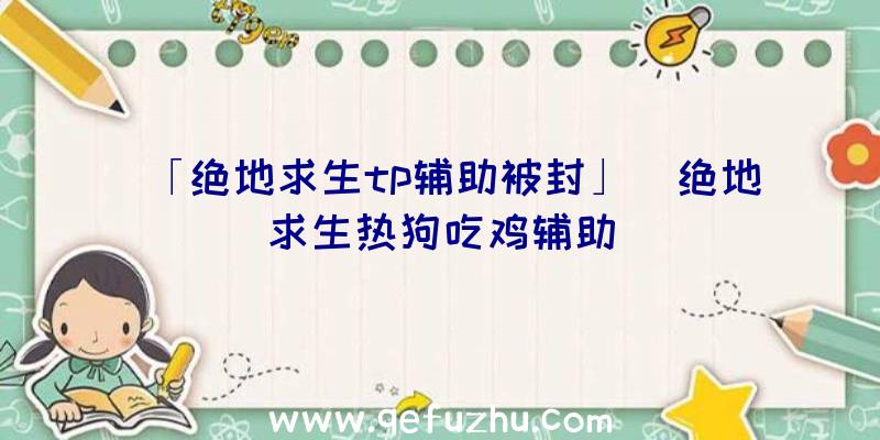 「绝地求生tp辅助被封」|绝地求生热狗吃鸡辅助